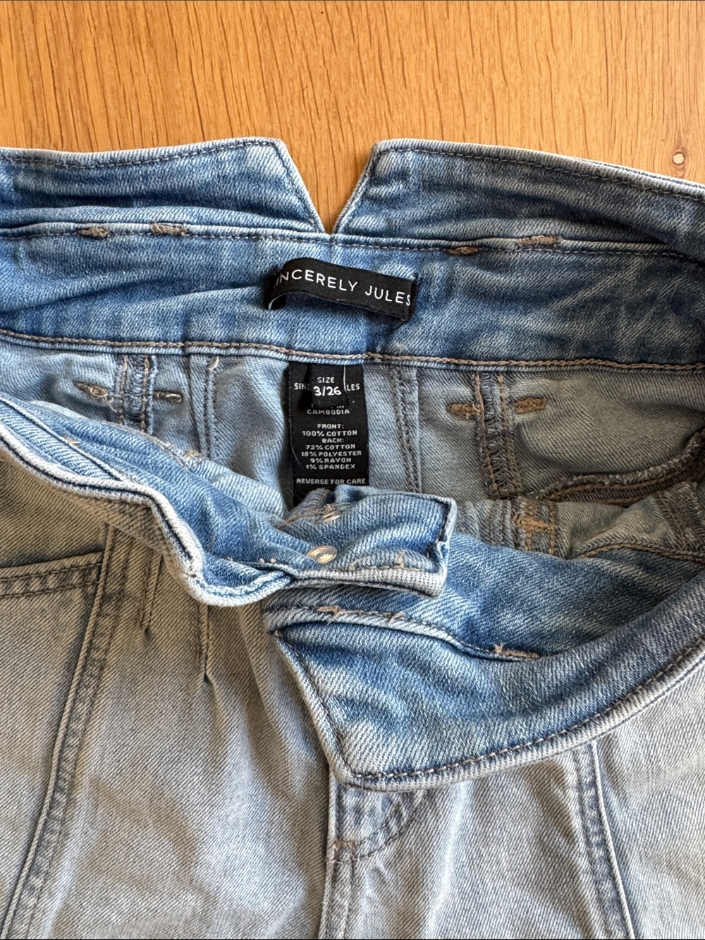 Sincerely Jules Super High Rise Utility Short - Picture 4 of 11
